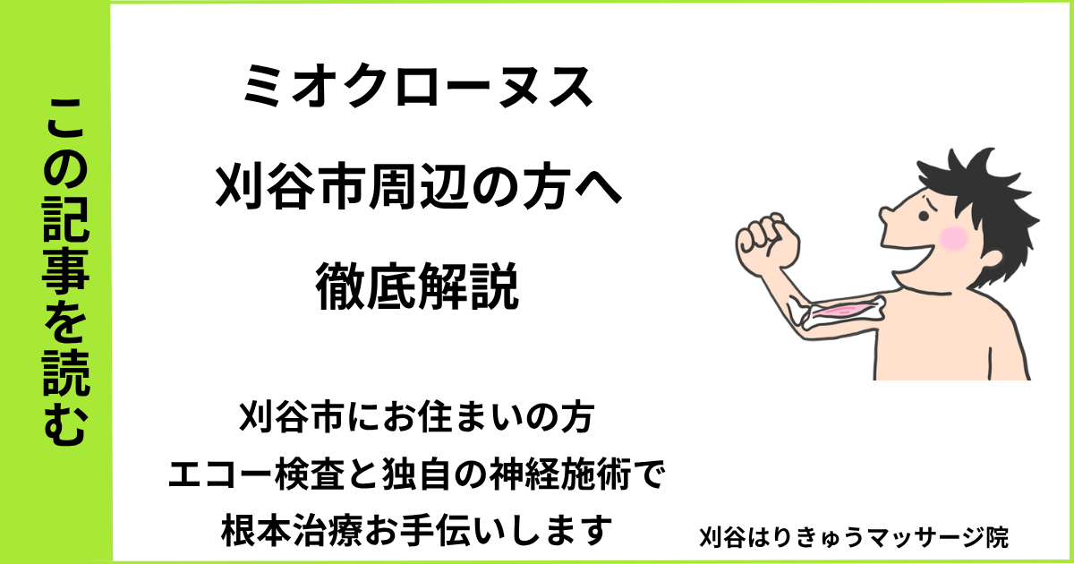 愛知県刈谷市で接骨院や病院で治らないミオクローヌス・自律神経を改善する鍼灸整体院のブログ