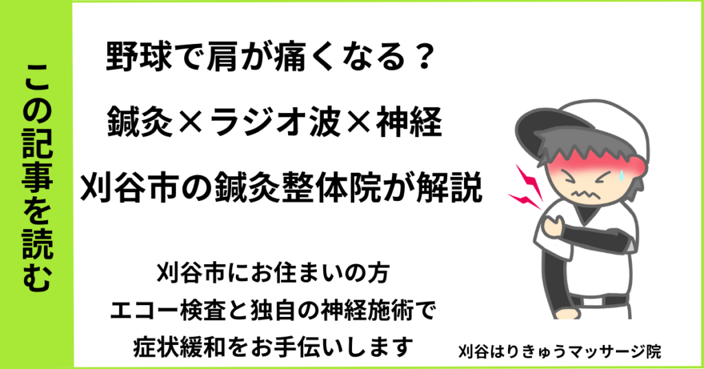 愛知県刈谷市で接骨院や病院、整体で改善しない、野球肩・リトルリーガーズショルダー・上腕二頭筋長頭腱炎を治す鍼灸整体院・マッサージのブログ