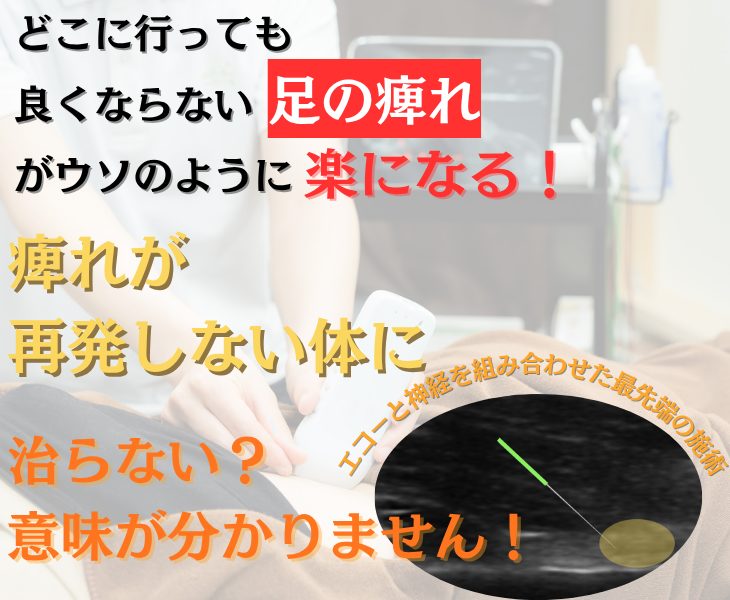 刈谷市・知立市・安城市・大府市・東浦町で足根管症候群・足のしびれをエコーや神経施術・鍼灸・ラジオ波で改善する鍼灸整体院。接骨院。マッサージ